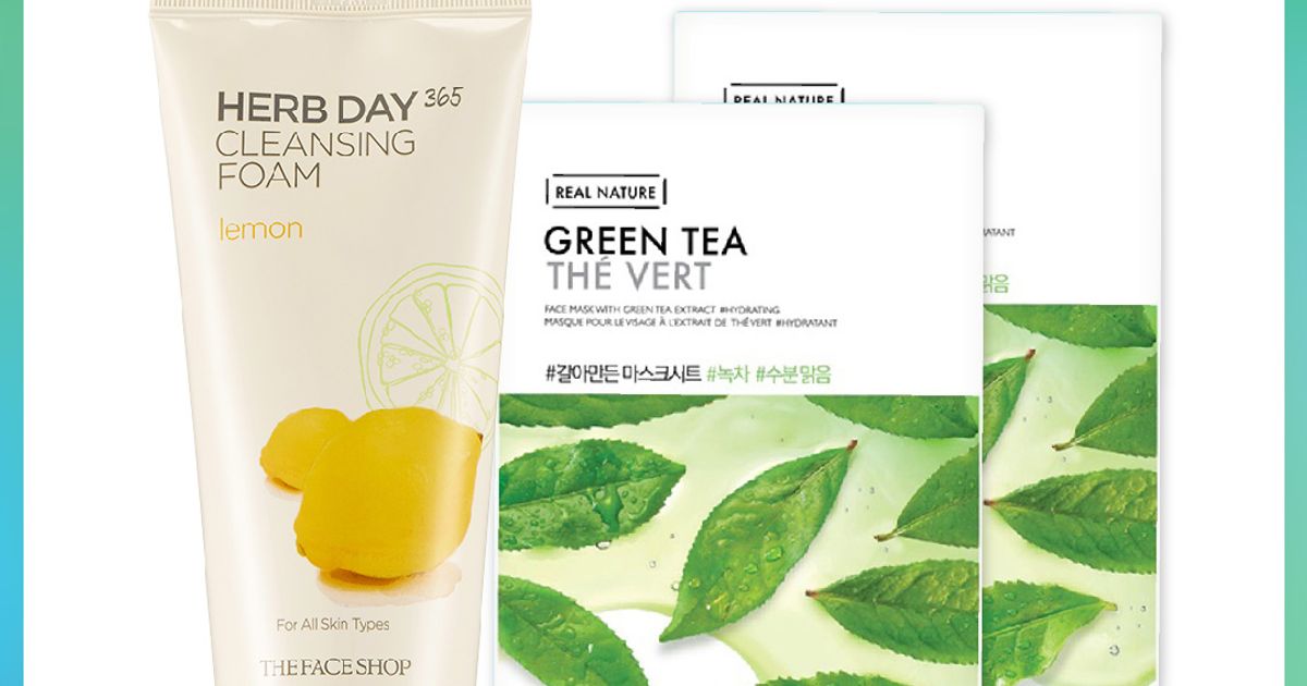 Bộ Sản Phẩm Làm Sạch Và Dưỡng Da HERB DAY 365 Foaming Cleanser Lemon