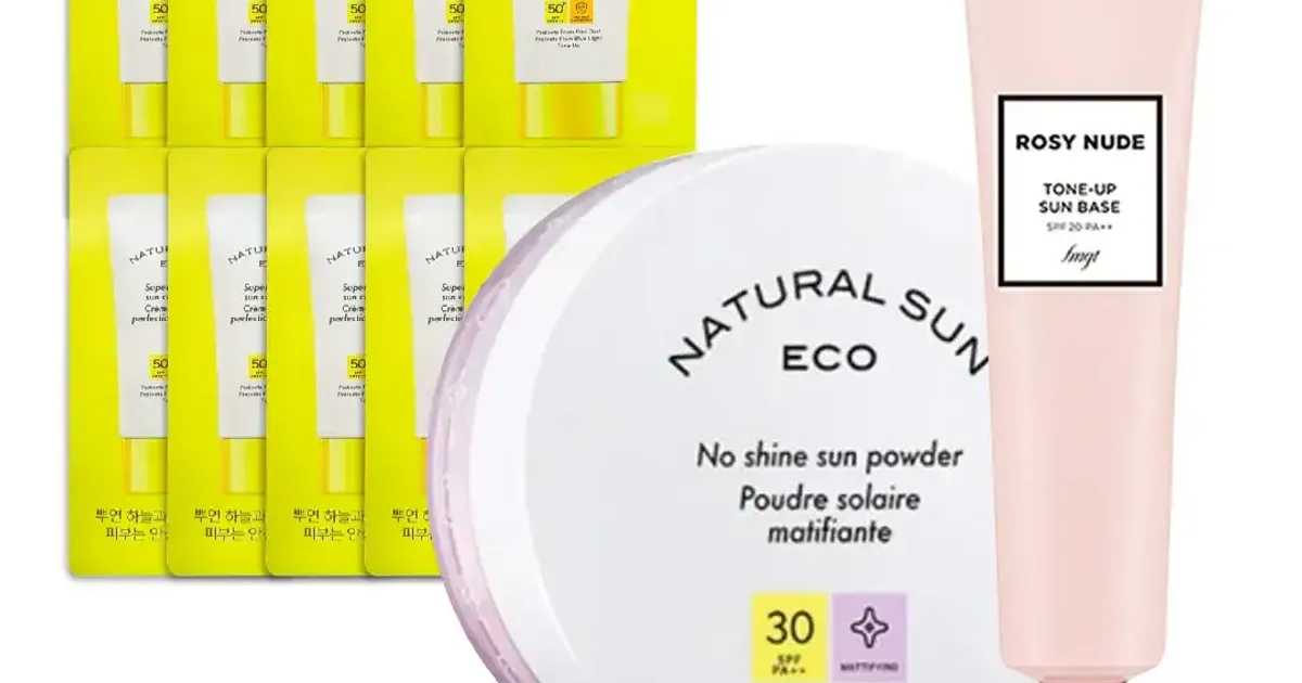Sun Powder Combo Phấn Phủ Kiềm Dầu THE FACE SHOP Natural Sun Eco No Shine Sun ...