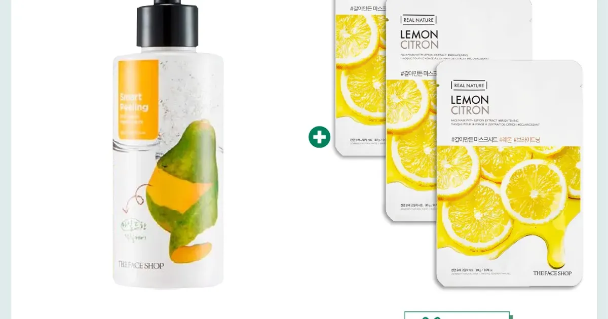 Gel Tẩy Tế Bào Ch.ế.t THE FACE SHOP làm sạch da đu đủ Smart Peeling Mild Papaya dịu nhẹ cho mọi loại da 150ml