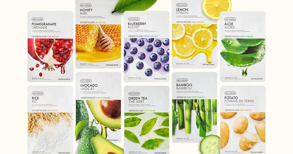 Top mặt nạ THE FACE SHOP chăm sóc da ngày hè – da xinh tự tin đón nắng