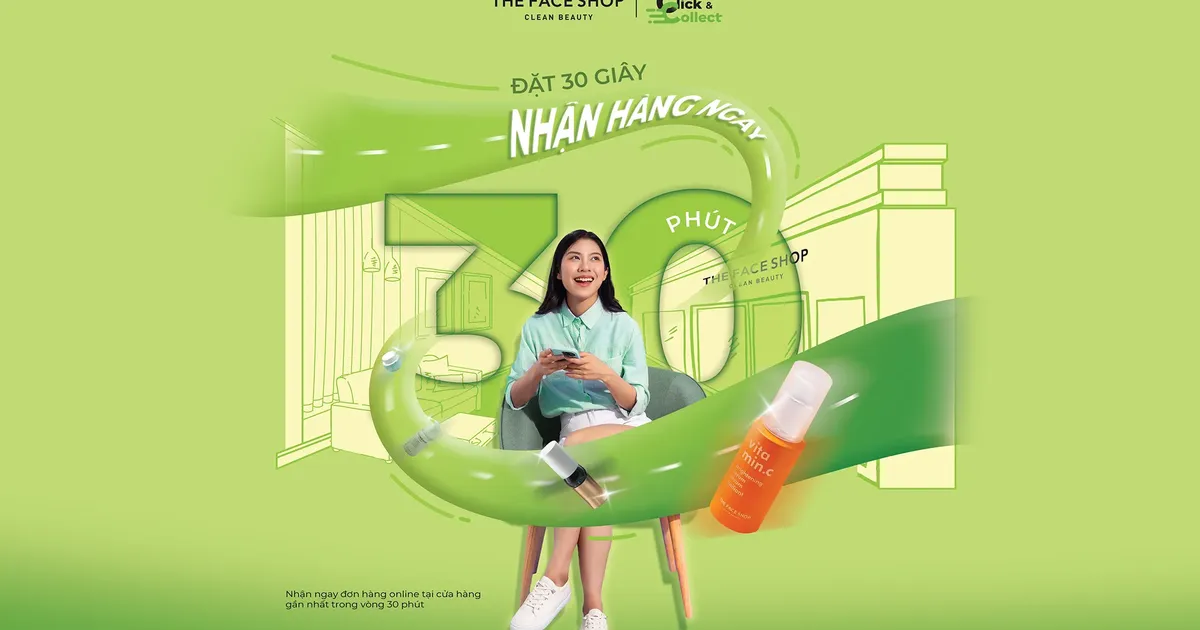 [THE FACE SHOP Click & Collect] Click Mua Nhận Ngay Trong 30 Phút