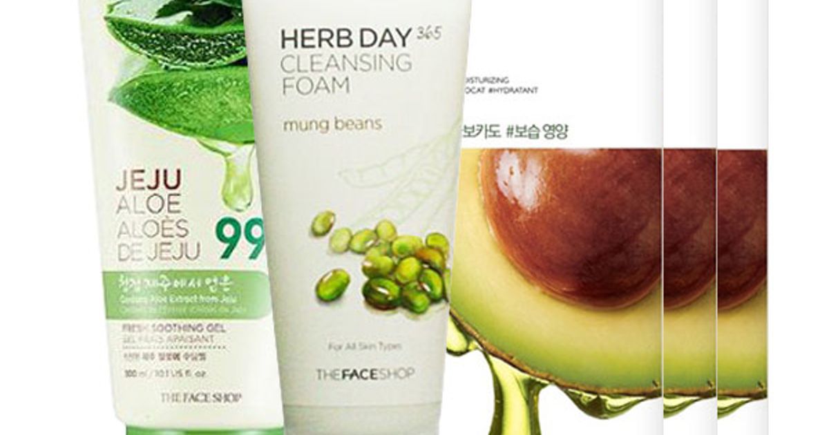 BỘ CHĂM SÓC DA HERB DAY 365 CLEANSING FOAM MUNG BEANS
