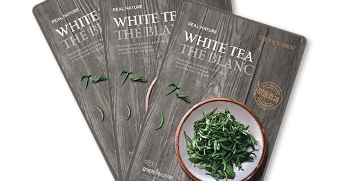 WHITE TEA FACE MASK (SET 3 PCS)