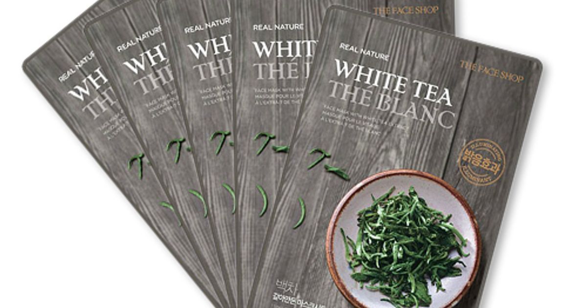 WHITE TEA FACE MASK (SET 5 PCS)