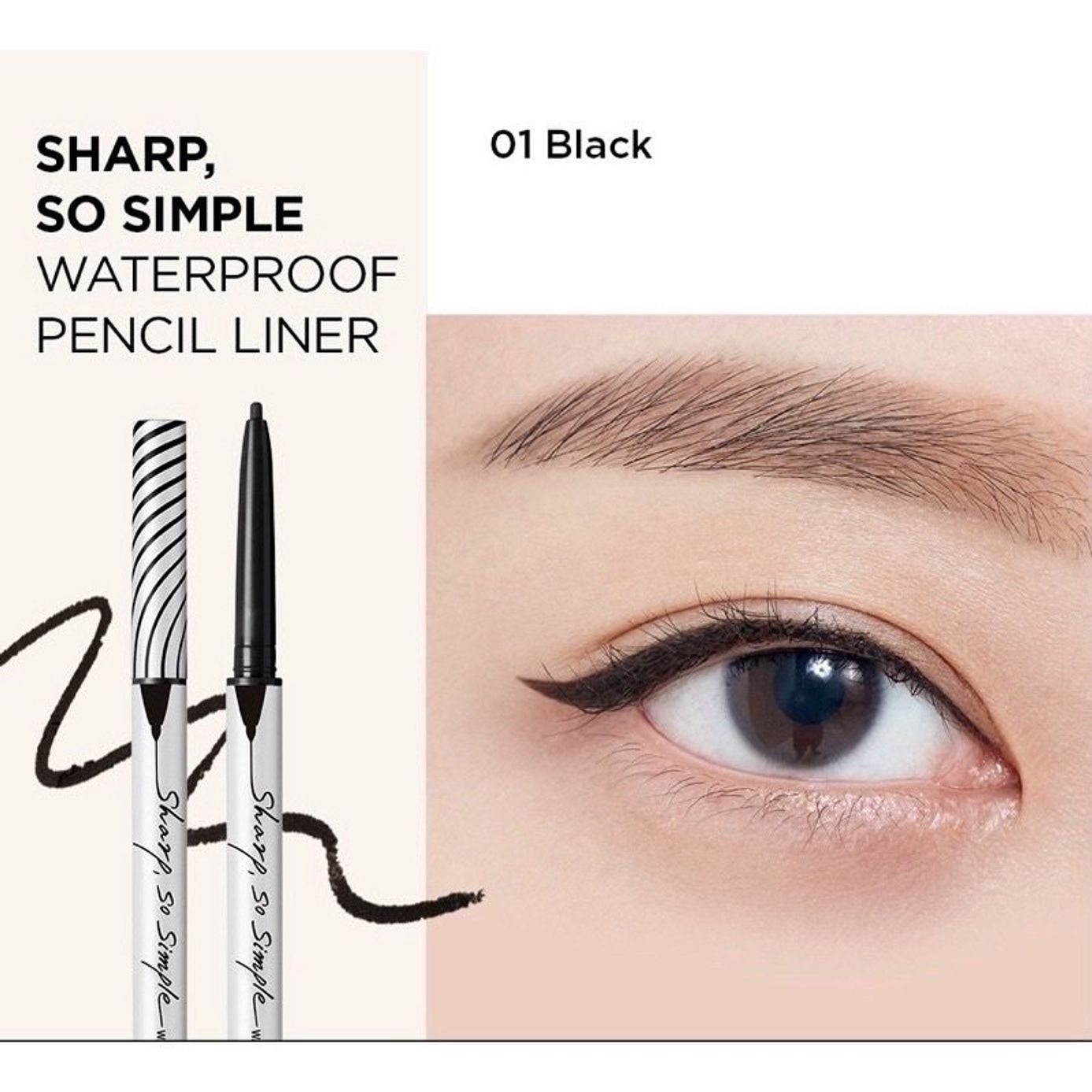 Clio Sharp So Simple Waterproof Pencil Liner là sản phẩm mang lại cho bạn sự tiện lợi và chất lượng. Thiết kế đầu chì mảnh giúp bạn tạo đường kẻ mắt chính xác, chỉnh sửa được nếu cần thiết, đồng thời không khuất phục trước nước. Cùng khám phá sản phẩm này và giúp cho đôi mắt của bạn trở nên cuốn hút hơn bao giờ hết.