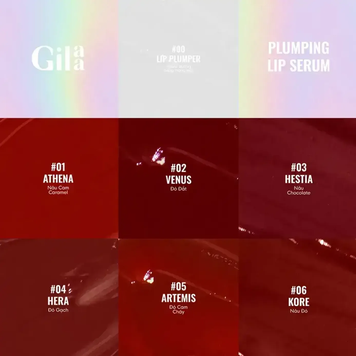 Son Kem Lì Dưỡng Ẩm Gilaa Plumping Lip Serum 3.8G