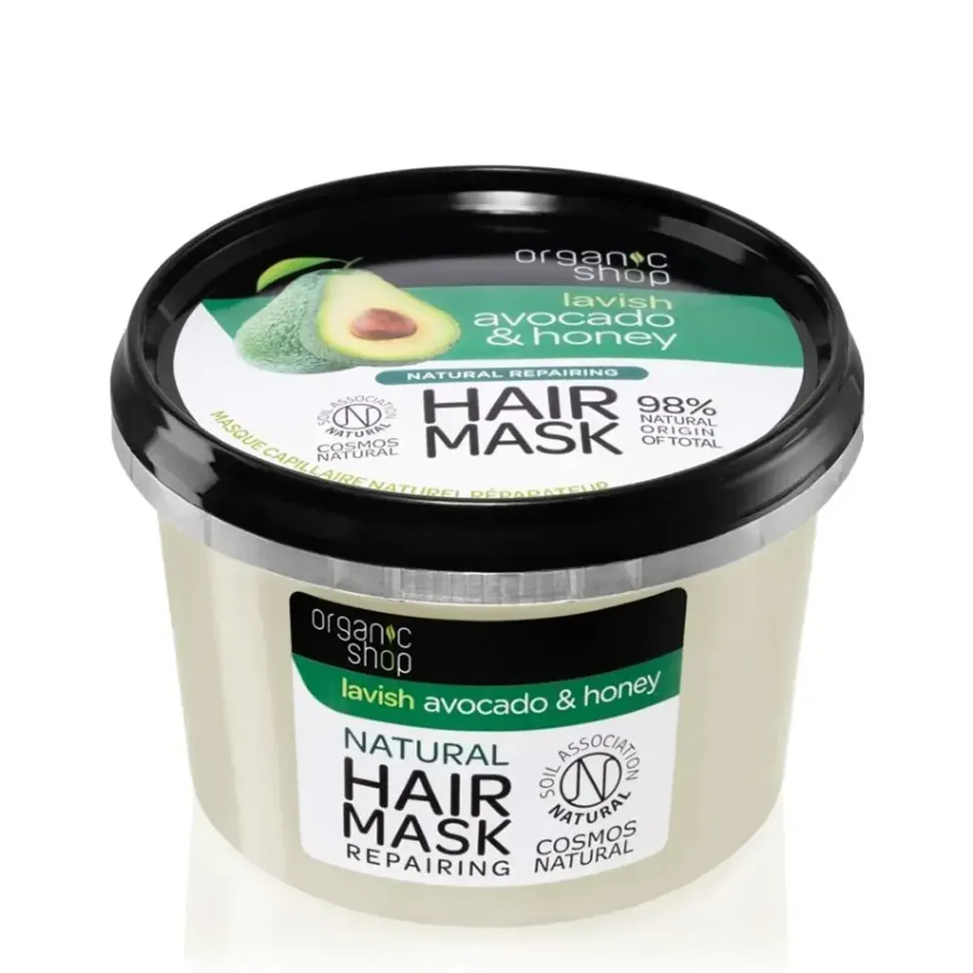 Kem Ủ Phục Hồi Tóc Hư Tổn Organic Shop Avocado And Honey Hair Mask 250G