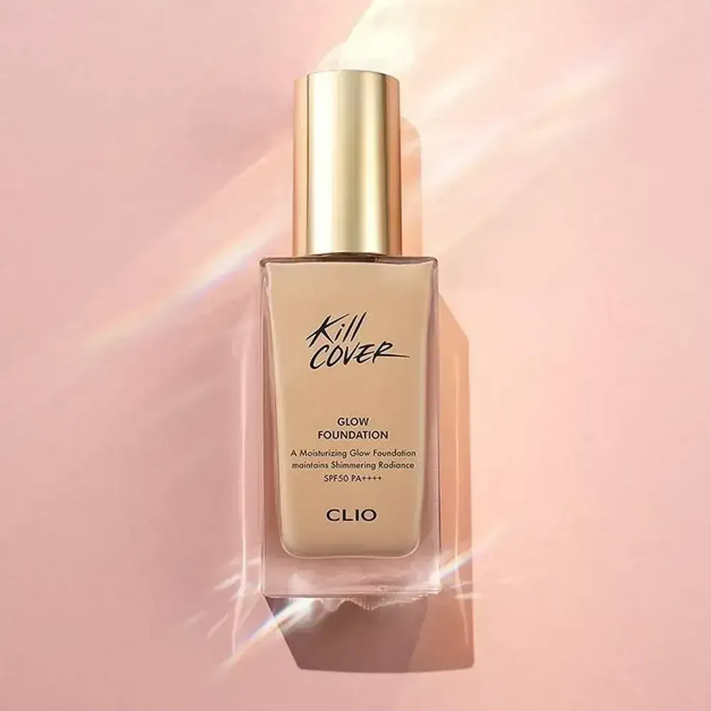 Kem Nền Bóng Mượt Clio Kill Cover Glow Foundation Spf50+ Pa++++ 38G (Tặng Kèm Cọ)