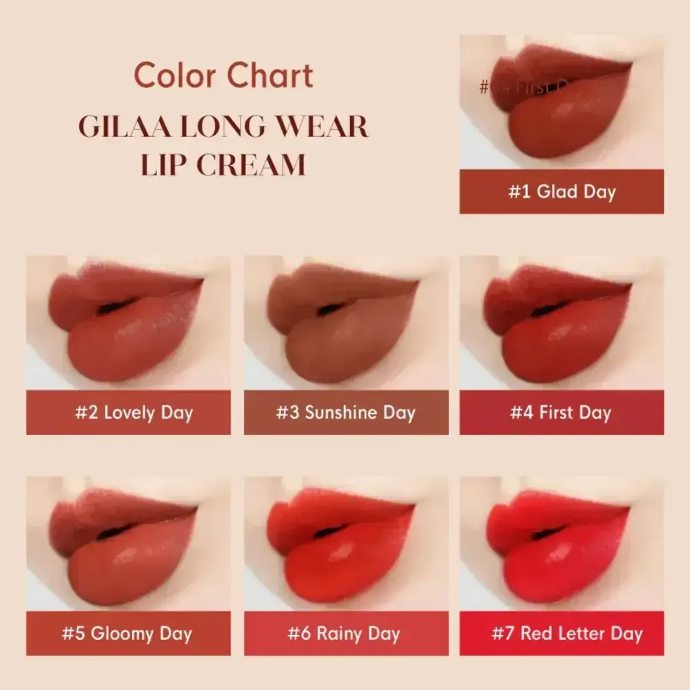 Son Kem Lì Gilaa Long Wear Lip Cream 5G