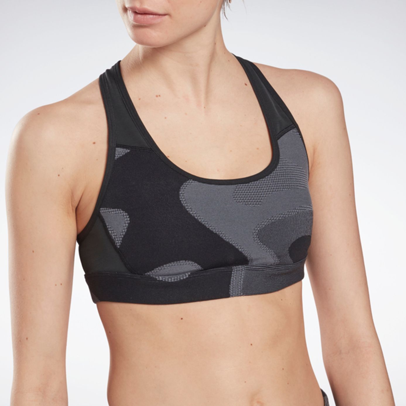 Áo Reebok ngực thể thao Tập Luyện Ts Lux Racer Bra-Jacquard GS6526