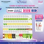 set-55-mat-na-giay-cap-am-duong-deu-mau-da-tu-thien-nhien-the-face-shop-real-nature-20g-mix-nhieu-loai