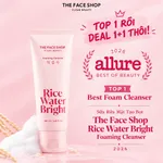 sua-rua-mat-lam-sach-da-the-face-shop-rice-water-bright-cleansing-foam-300ml
