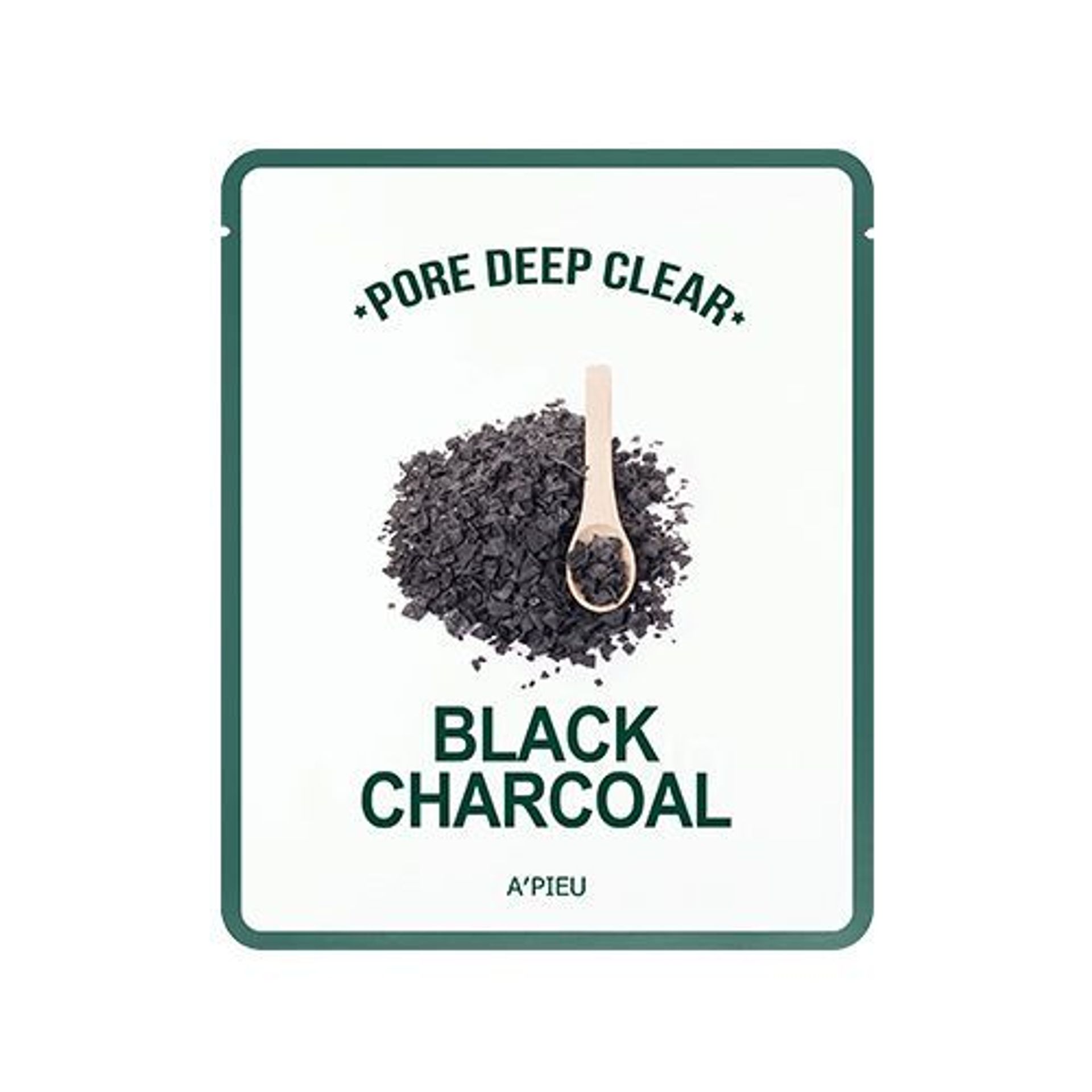 Mặt Nạ Giấy Chăm Sóc Lỗ Chân Lông A'Pieu Pore Deep Clear Black Charcoal Mask (15G)