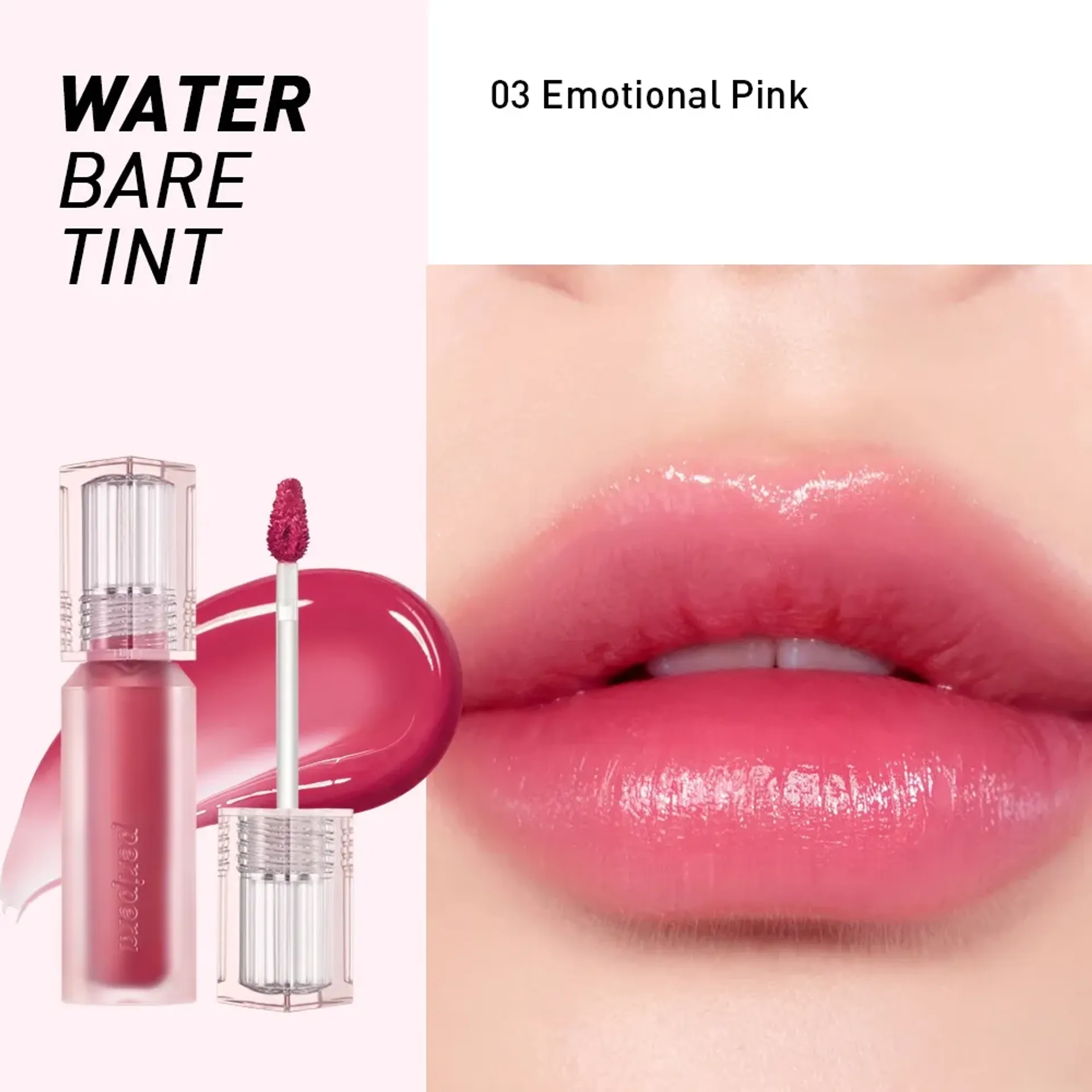 Peripera Water Bare Tint - 03 Emotional Pink (3.7g)
