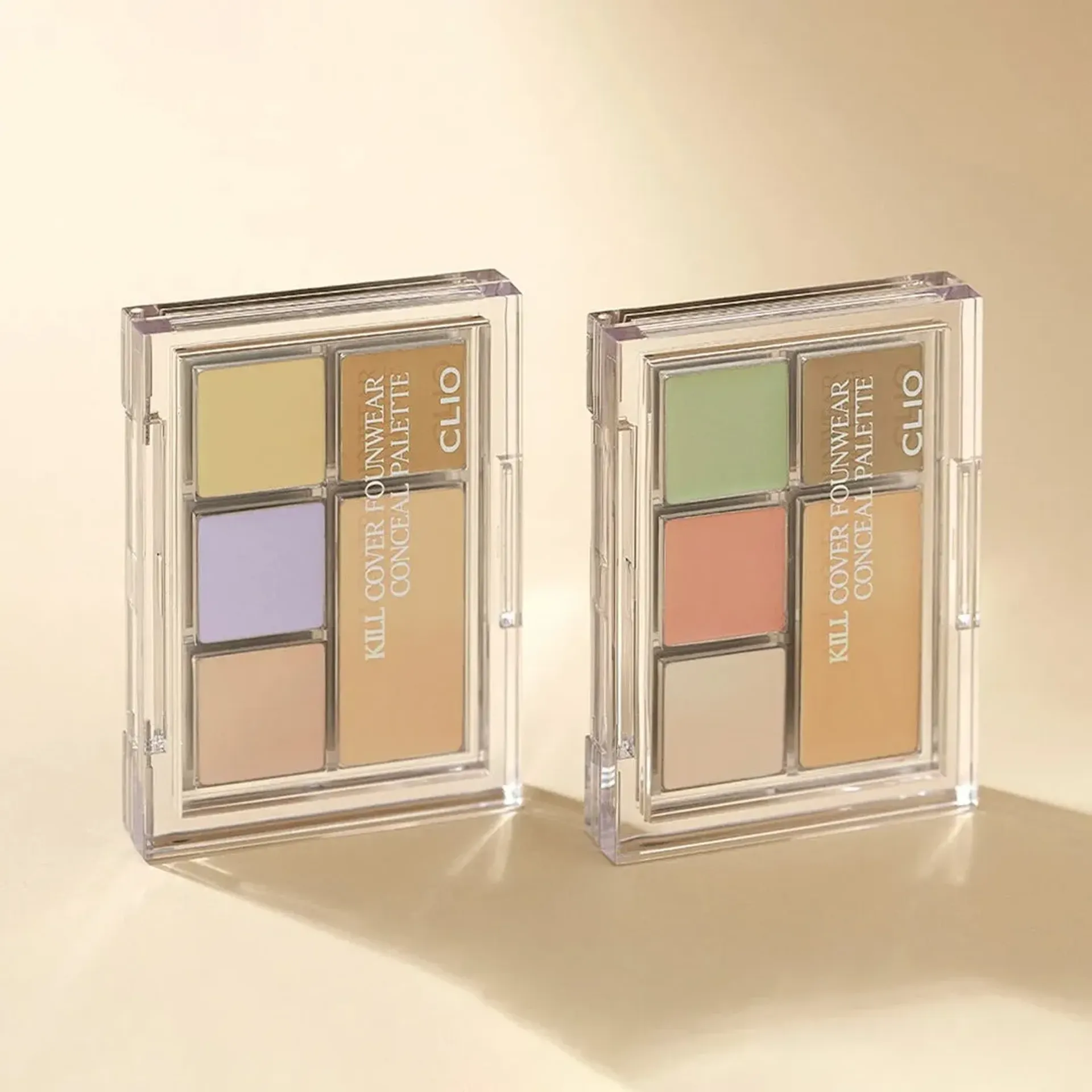 Kem Che Khuyết Điểm Clio Kill Cover Founwear Concealer Palette 6g