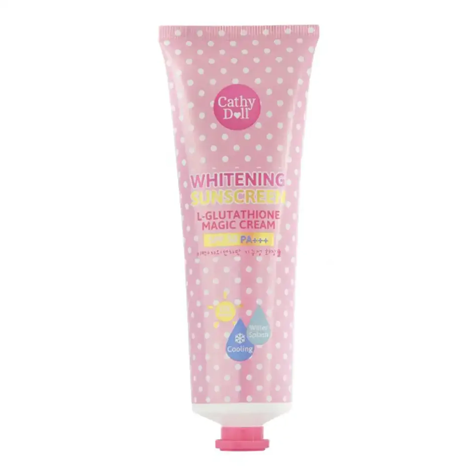 kem chống nắng glutathione Kem Chống Nắng Sáng Da Cathy Doll L-Glutathione Magic Cream Spf50 Pa+++  138Ml