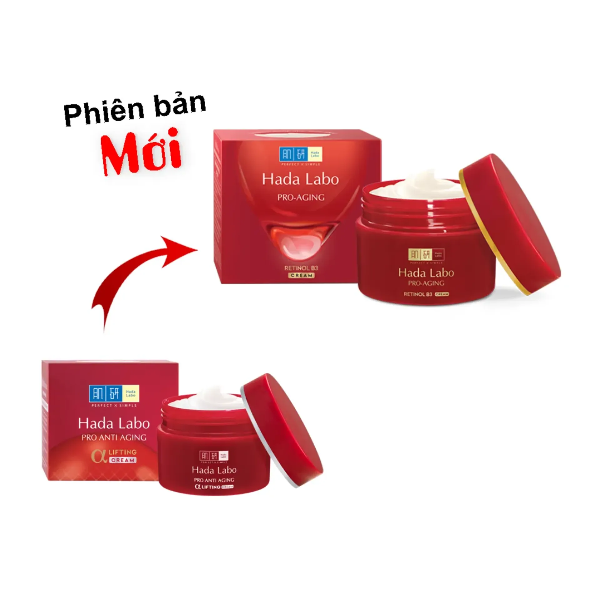 Kem Dưỡng Ngừa Lão Hóa Da Hada Labo Pro Anti Aging Α Lifting Cream 50G