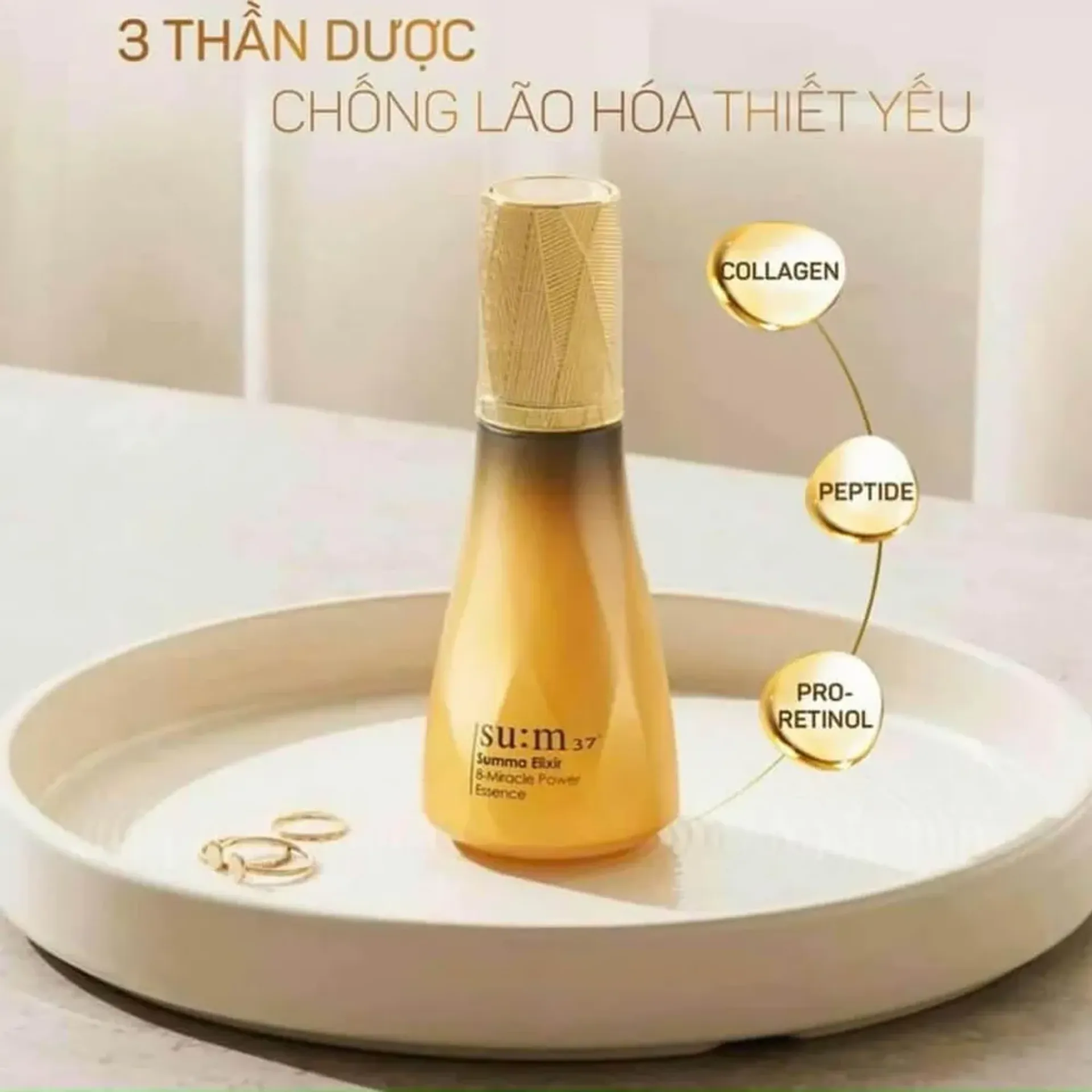 Tinh Chất Su:m37° Summa Elixir 8-Miracle Essence 60ml