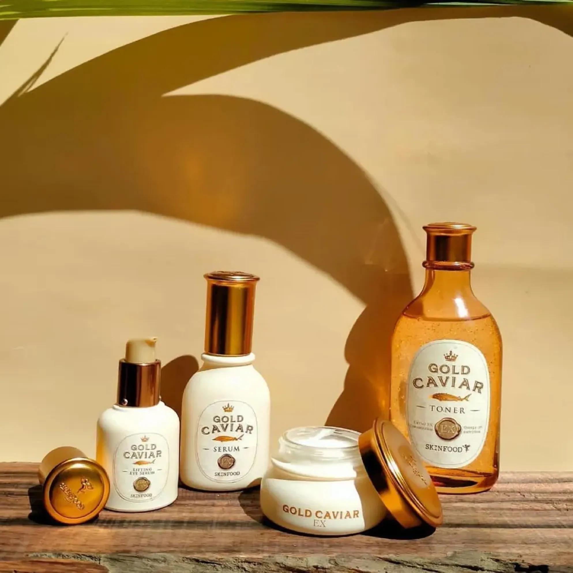 SKINFOOD GOLD CAVIAR 美容液 100ml スキンフード SKINFOOD ゴールドキャビア コラーゲンプラス アンプル