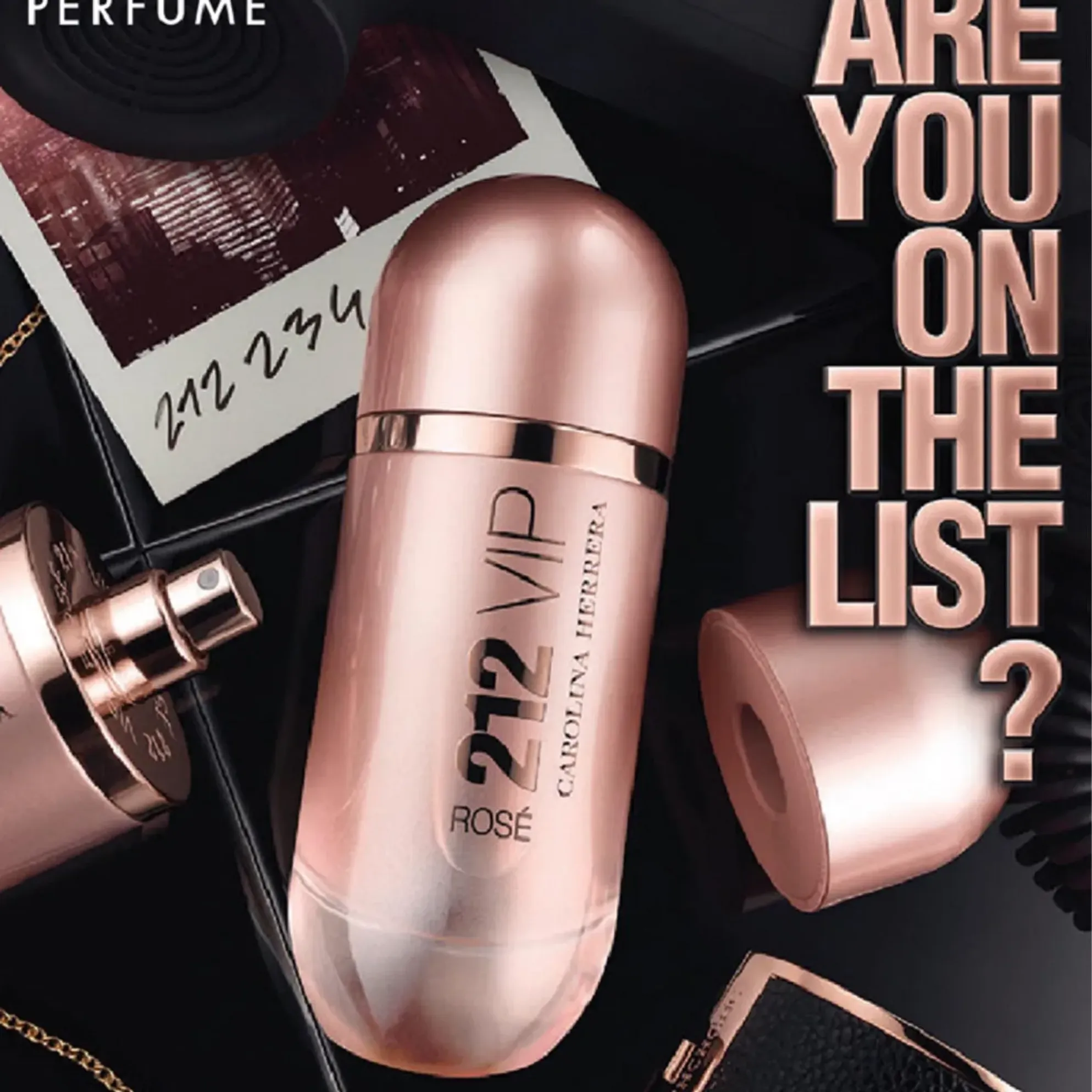 TEST] Nước Hoa Nữ Carolina Herrera 212 Vip Rose Edp 80ml