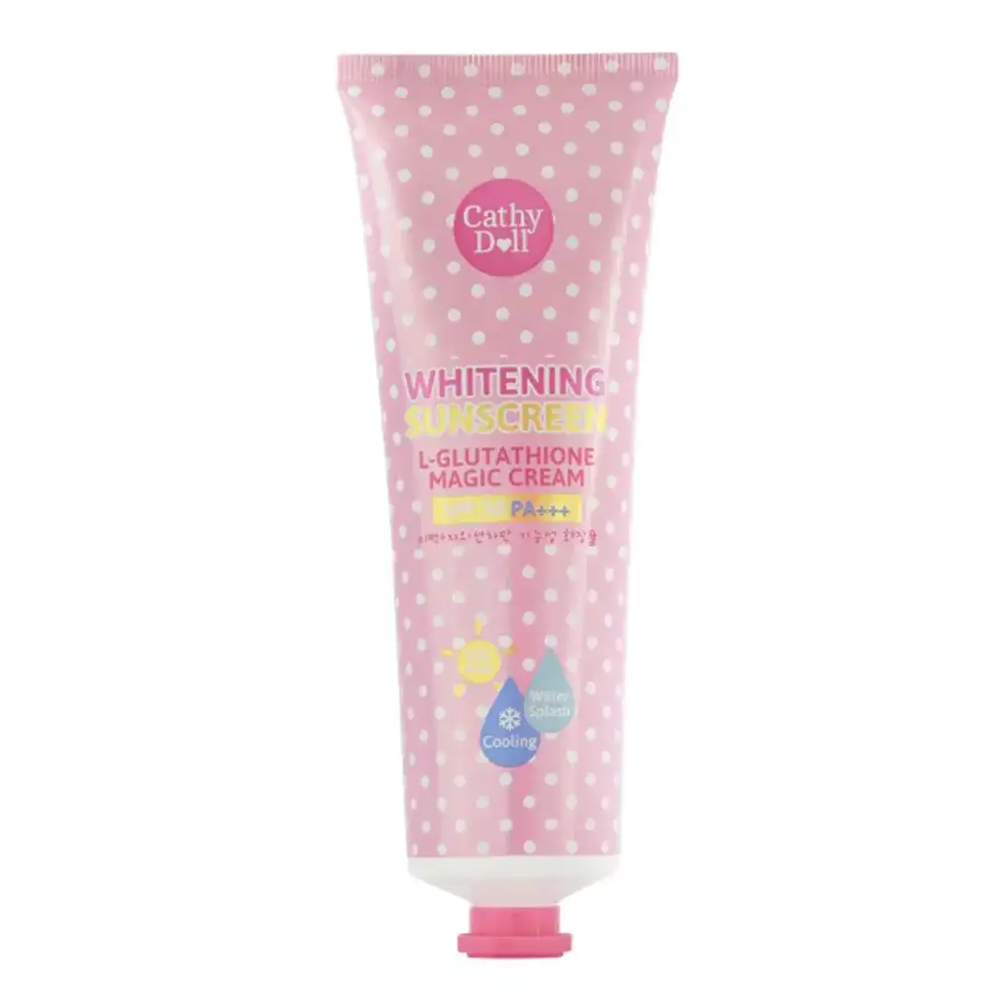kem chng nng cathy doll l-glutathione Whitening Sunscreen Magic Cream SPF50 PA+++ 138 Ml Kem chng nng Cathy Doll