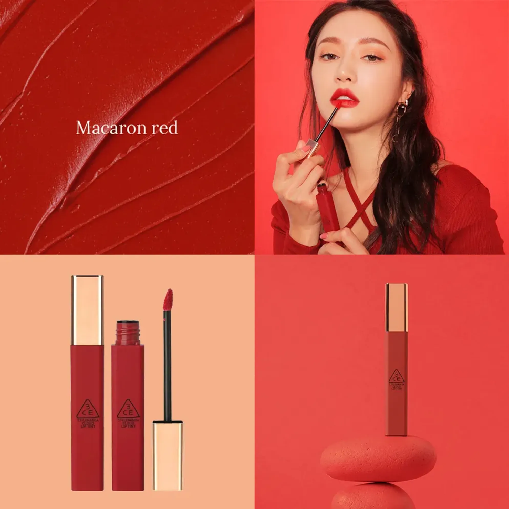 Son Kem Lì Siêu Mềm Mịn 3CE Cloud Lip Tint 4G