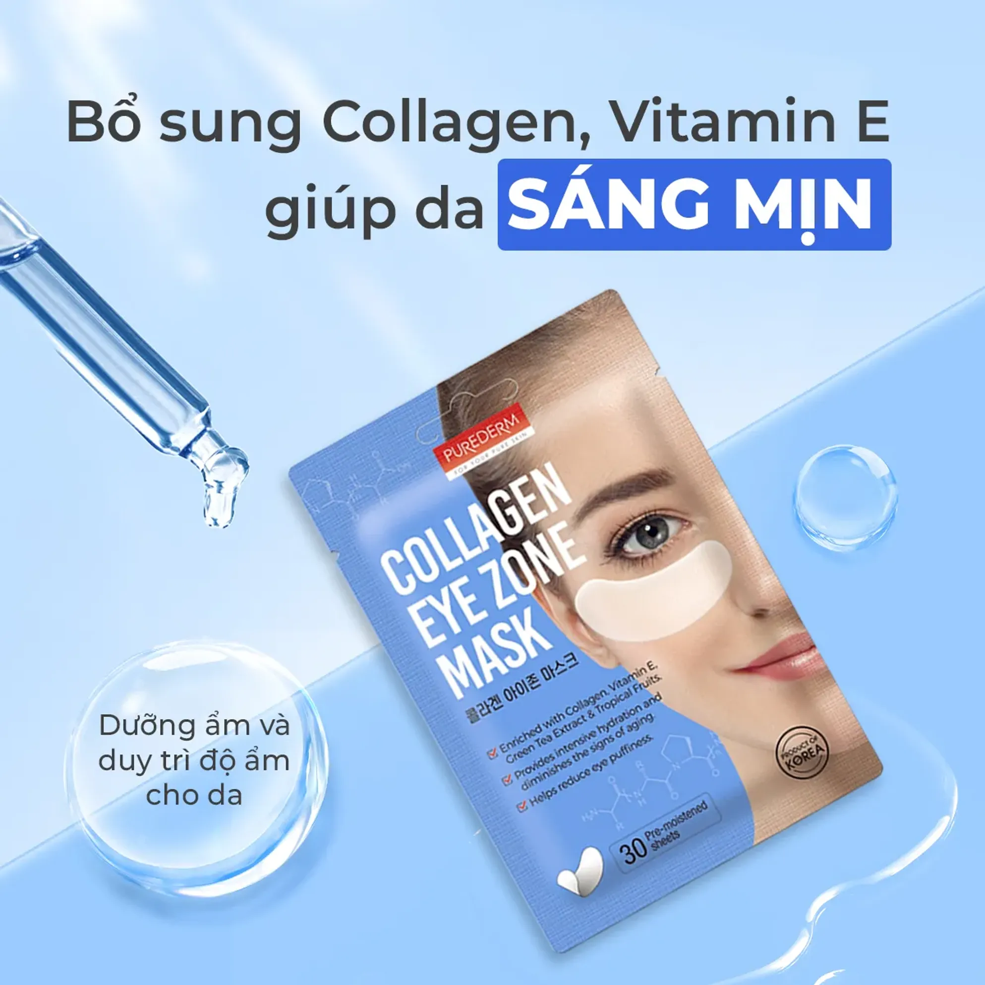 MẶT NẠ MẮT JM SOLUTION MẬT ONG CẢI THIỆN THÂM QUẦNG VÀ NẾP NHĂN