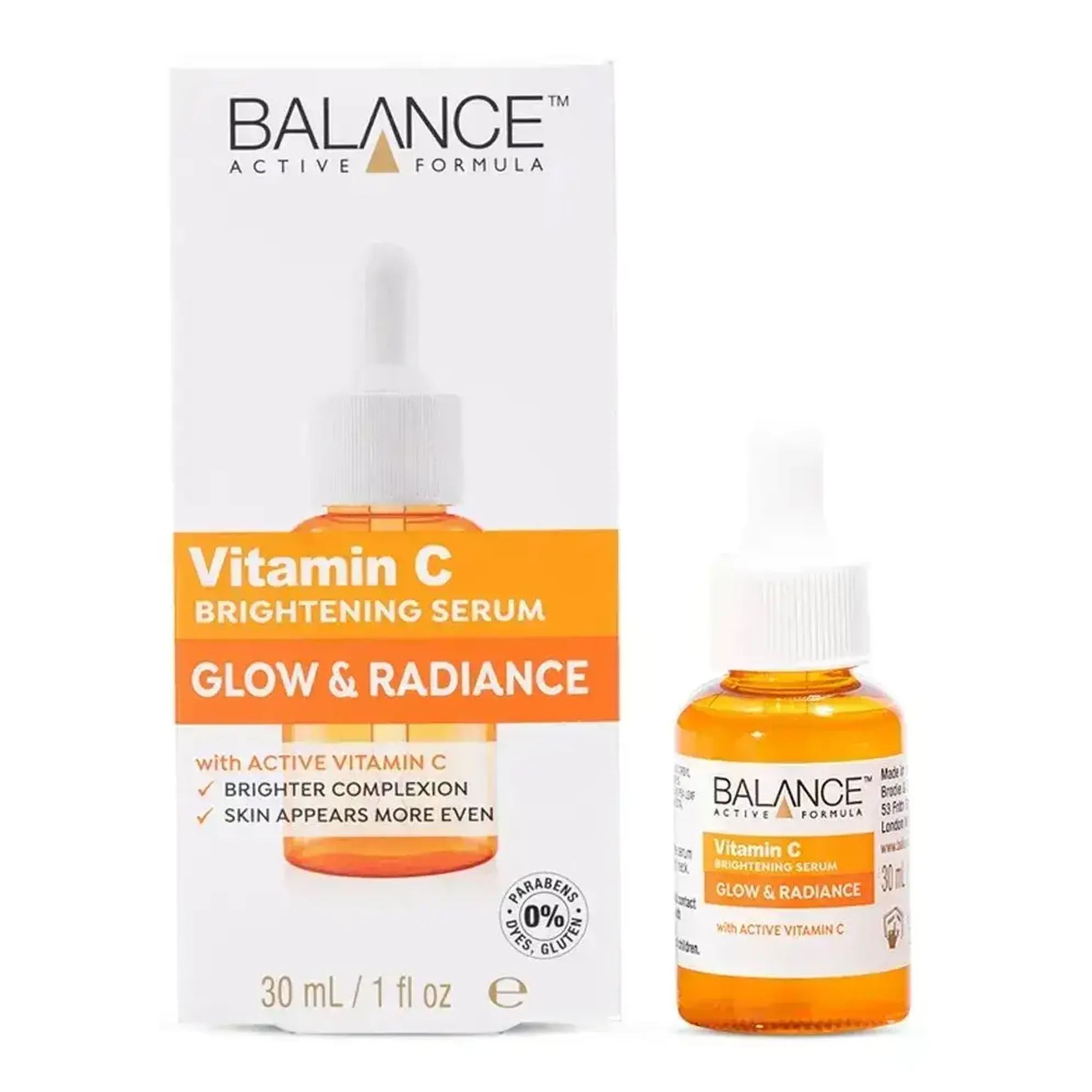 Tinh Chất Sáng Da Mờ Thâm Balance Active Formular Vitamin C Brightening  Serum 30Ml