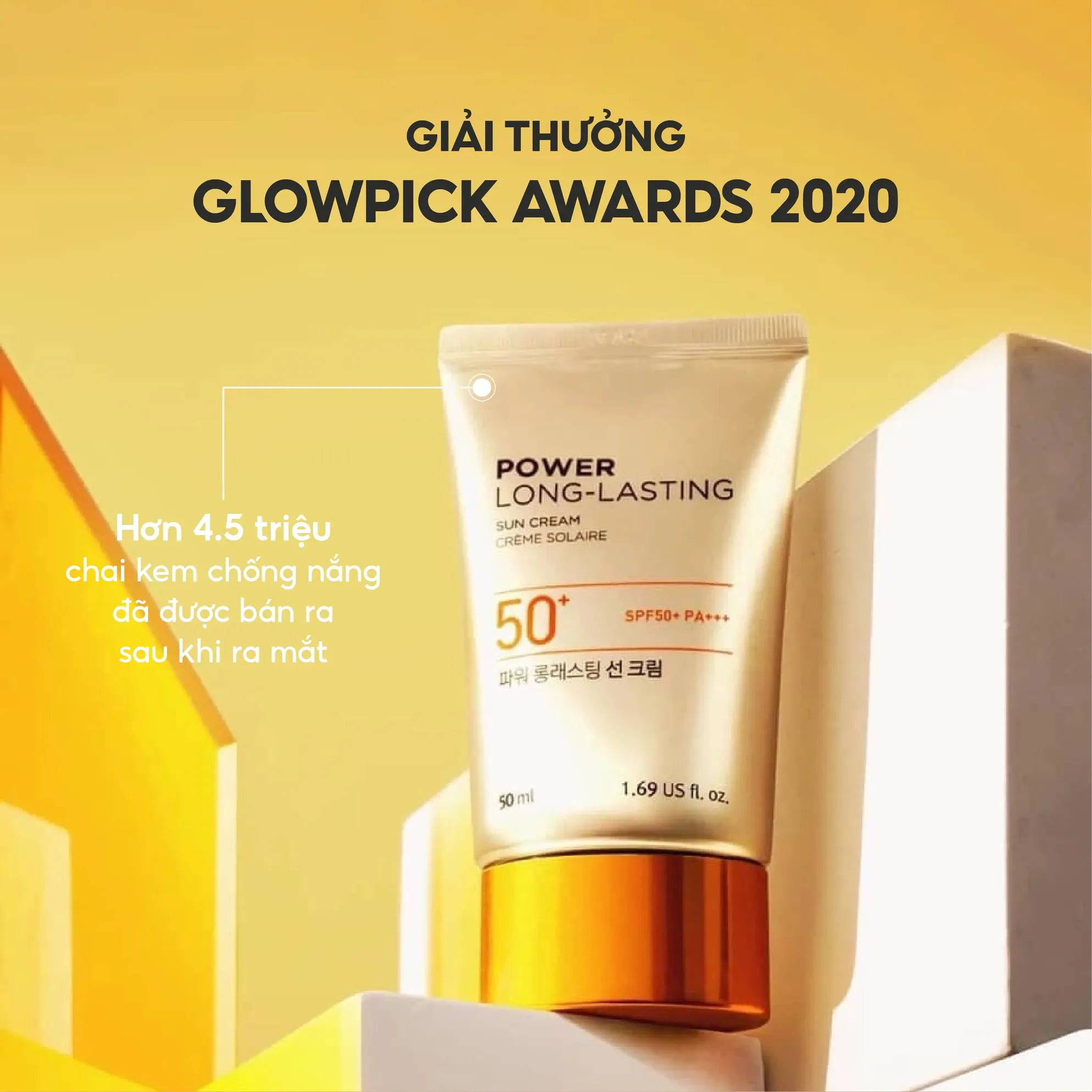 Kem Chống Nắng Lâu Trôi NATURAL SUN ECO POWER LONG-LASTING SUN CREAM SPF50+  PA+++ 50ml