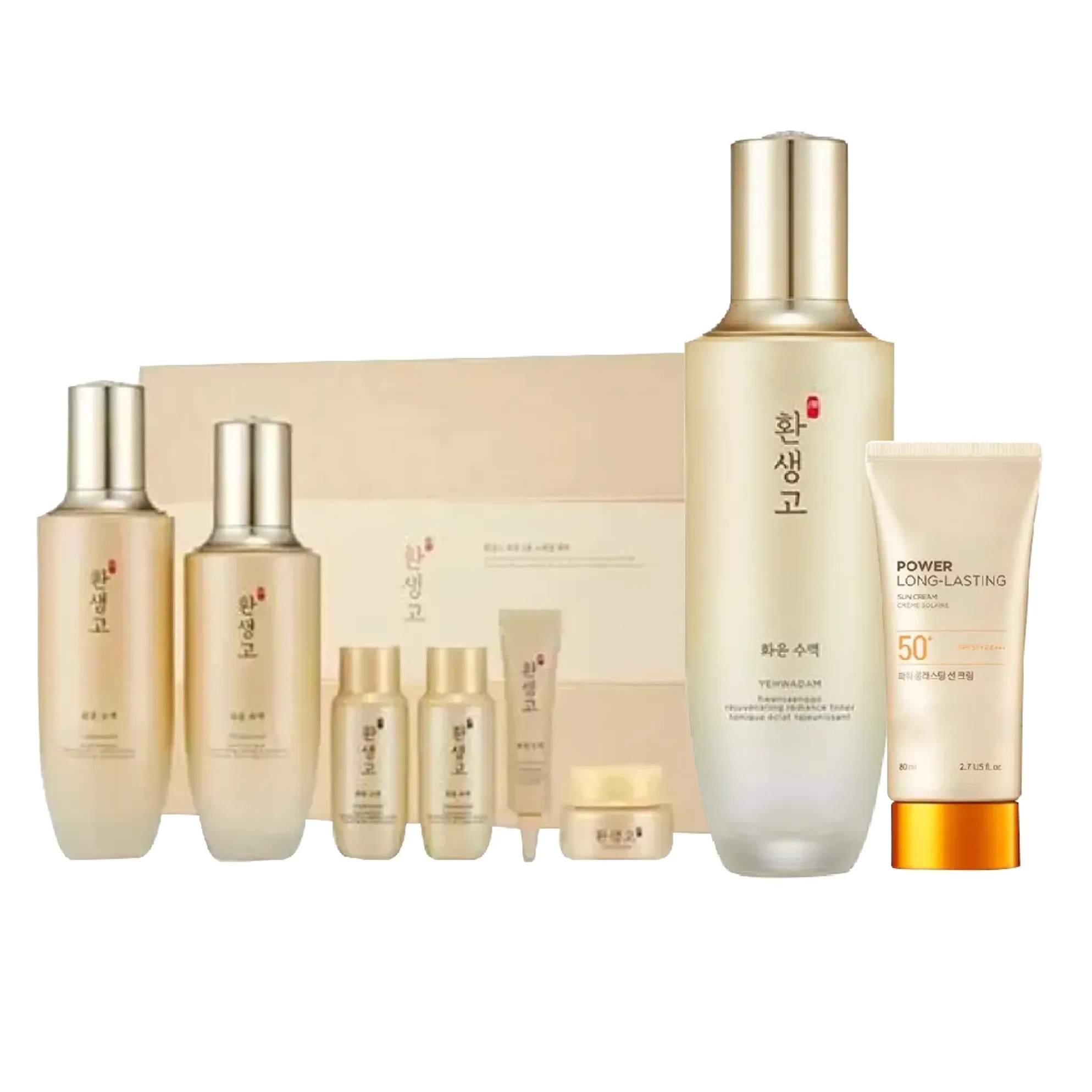 Bộ Dưỡng Sáng Da Yehwadam Hwansaenggo & Kem Chống Nắng THE FACE SHOP