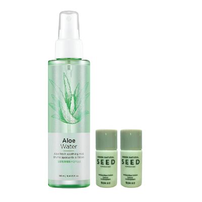 gift-xit-khoang-duong-am-thefaceshop-aloe-water-130ml-2-sua-duong-chong-oxy-hoa-da-green-natural-seed-anti-oxid-lotion-5ml-1