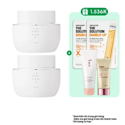 set-2-kem-duong-sang-trang-da-yehwadam-jeju-magnolia-pure-brightening-cream-50ml-1
