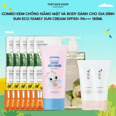 combo-kem-chong-nang-mat-the-face-shop-bao-ve-da-toan-dien-natural-sun-eco-family-sun-150ml-2