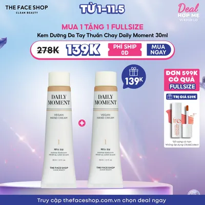 kem-duong-da-tay-the-face-shop-thuan-chay-daily-moment-vegan-hand-cream-30ml-1