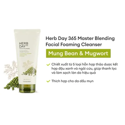 sua-rua-mat-tao-bot-danh-cho-da-dau-mun-the-face-shop-herb-day-365-master-blending-facial-foaming-cleanser-mung-bean-mugwort-100ml-9