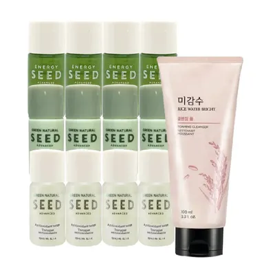 (Gift) Sữa Rửa Mặt RICE WATER BRIGHT 100ml & Combo Dưỡng Da GREEN ...
