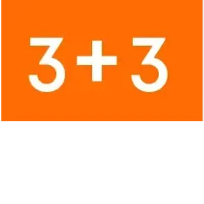 3+3