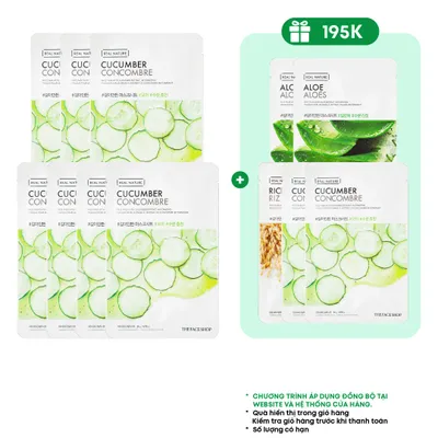 combo-07-mat-na-the-face-shop-cung-cap-nuoc-cucumber-face-mask-20g-gz-1