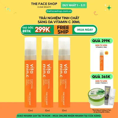 chi-299k-combo-3-tinh-chat-the-face-shop-duong-sang-da-vitamin-10ml-1