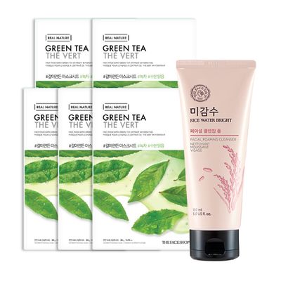 gift-combo-mat-na-thanh-loc-da-green-tea-sua-rua-mat-rice-water-bright-1