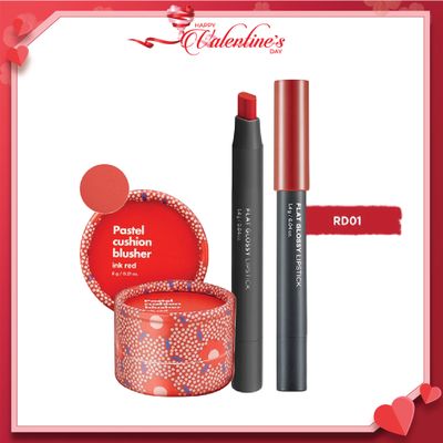 bo-san-pham-trang-diem-moi-va-ma-hong-flat-glossy-lipstick-rd01-1-son-flat-glossy-do-cam-1-phan-ma-mau-do-1