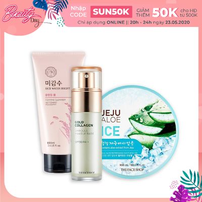 bo-san-pham-kem-lot-trang-diem-tfs-gold-collagen-ampoule-makeup-base-green-spf30-1