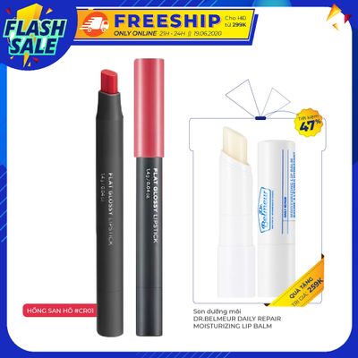 bo-san-pham-trang-diem-flat-glossy-lipstick-cr01-1