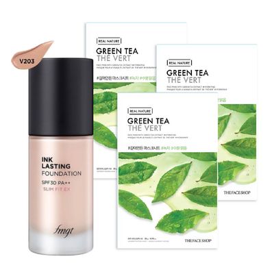 gift-combo-kem-nen-lau-troi-chong-nang-ink-lasting-v203-mat-na-duong-cho-da-mun-real-nature-green-tea-1