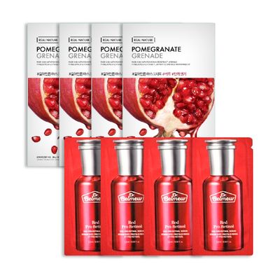 gift-combo-4-mat-na-real-nature-pomegranate-tinh-chat-dr-belmeur-red-pro-retinol-8pcs-1