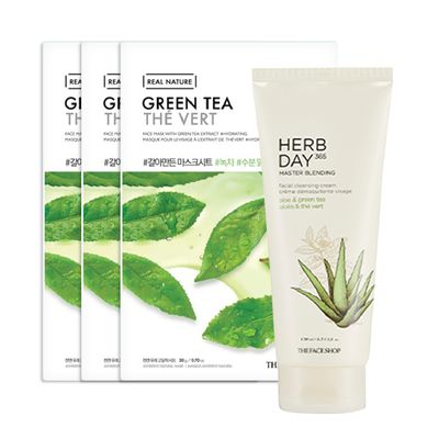 gift-combo-kem-tay-trang-herb-day-365-master-blending-aloe-mat-na-duong-am-real-nature-green-tea-1