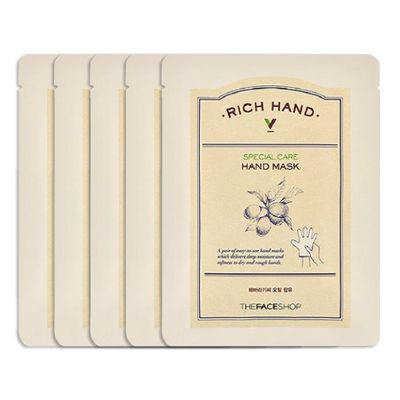 gift-5-mat-na-cham-soc-tay-thefaceshop-rich-hand-v-special-carehand-mask-16ml-1