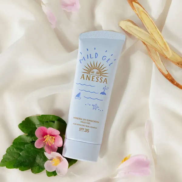 Gel Chống Nắng Cho Da Nhạy Cảm Và Trẻ Em Anessa Moisture Uv Sunscreen Mild Gel 90G