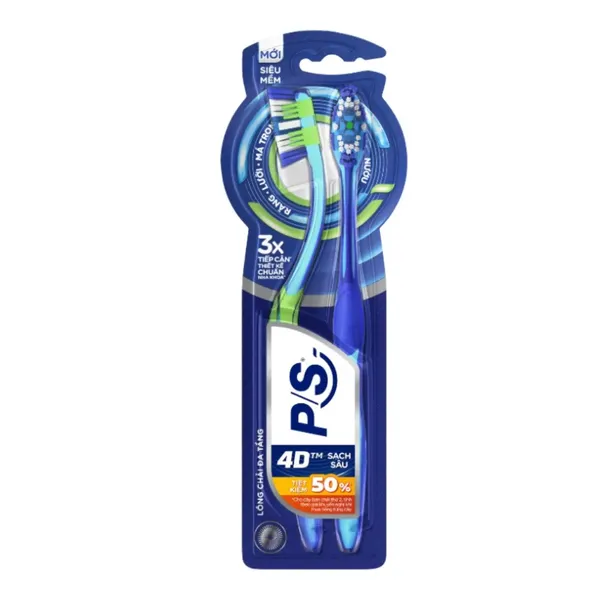 Bàn Chải Đánh Răng P/S Brush 4D Multi Pack