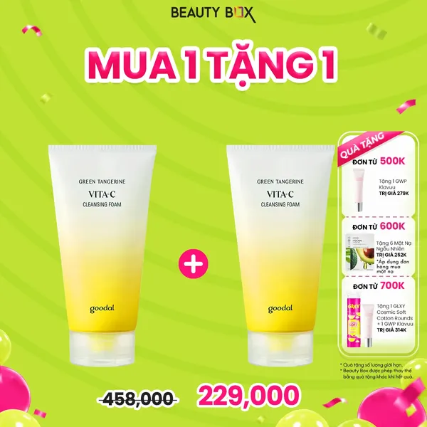 Sữa Rửa Mặt Goodal Làm Sạch Sáng Da Green Tangerine Vita C Cleansing Foam 150ml